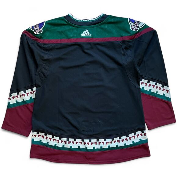 Arizona Coyotes Breakaway Stitched Hockey Jersey Adidas Home 54 Kachina Green - Picture 9 of 10